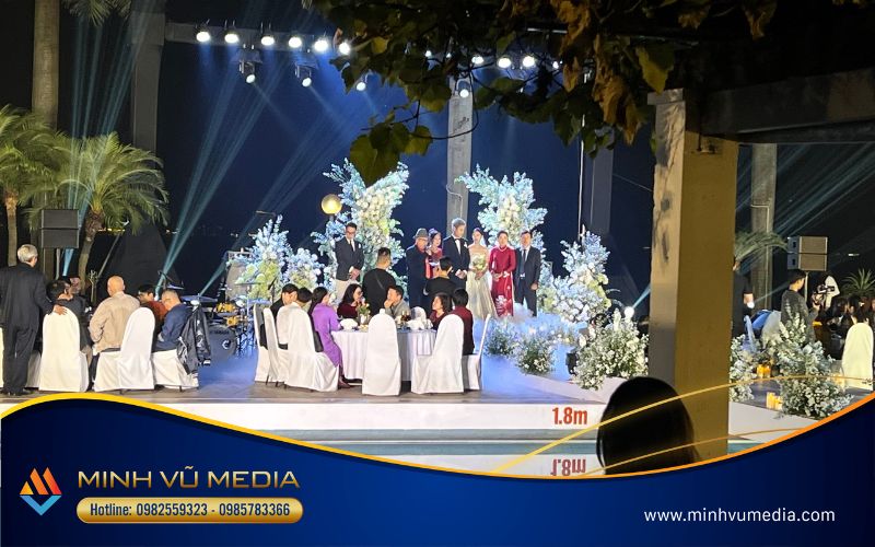 Dự án tiệc cưới tổ chức bởi Minh Vũ Event