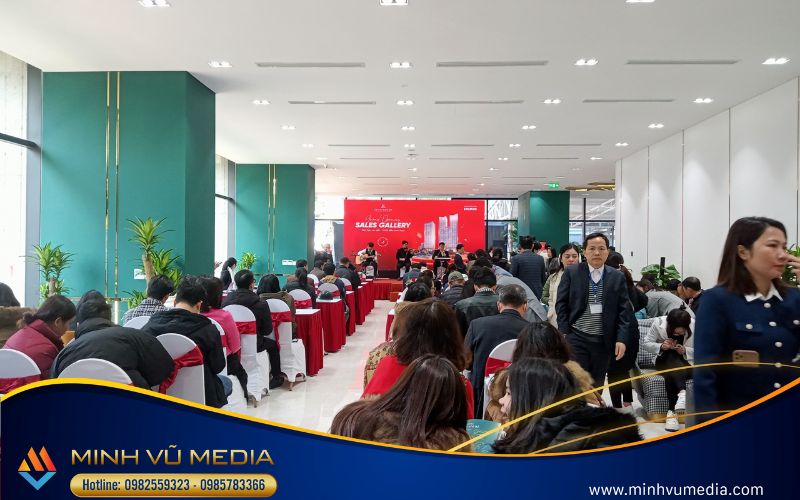 Không gian sự kiện khai trương Sales Gallery Grand Sunlake